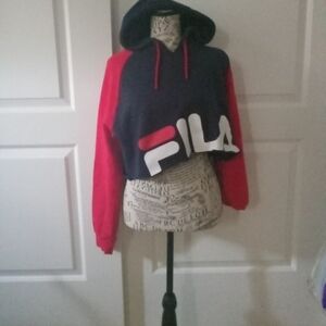 NWOT Fila crop hoodie